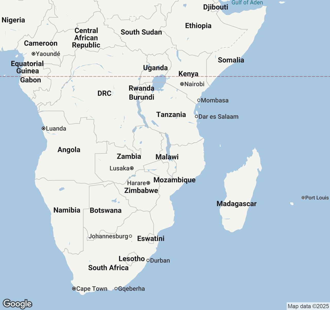 Map of Malawi